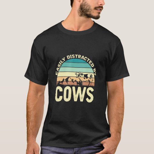農場の動物 農家の牛 Tシャツ (正面)