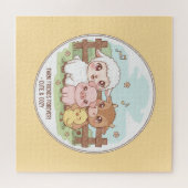 農場の友達と永遠に - かわいい＆ほっこり ジグソーパズル (横)