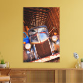 農場の古いさびたトラック キャンバスプリント (インサイチュ (リビング))