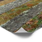 農場の古いフェンス ポスター (角)