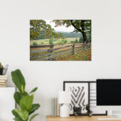 農場の古いフェンス ポスター (ホームオフィス)