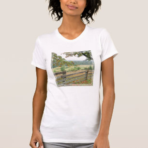 農場の古いフェンス Tシャツ