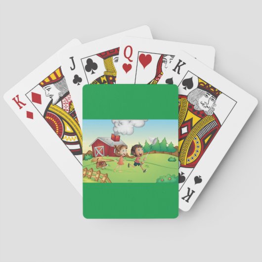 農場の子供たち トランプ (裏面)
