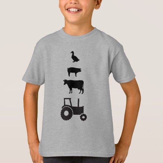 農場の子供のワイシャツ Tシャツ (正面)