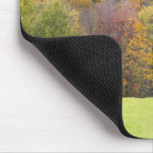 農場の干し草ベールそして紅葉、 マウスパッド (コーナー)