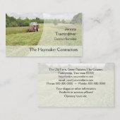 農場の建築業者の名刺 名刺 (正面/裏面)