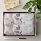 農場の手描きの水彩画動物 薄葉紙 (ギフト)