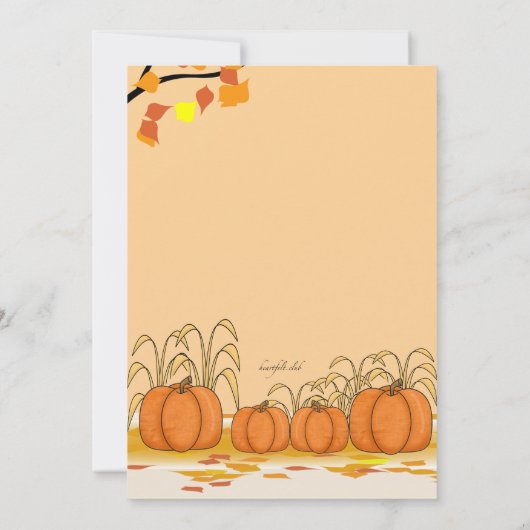 農場の招待状 招待状 (裏面)