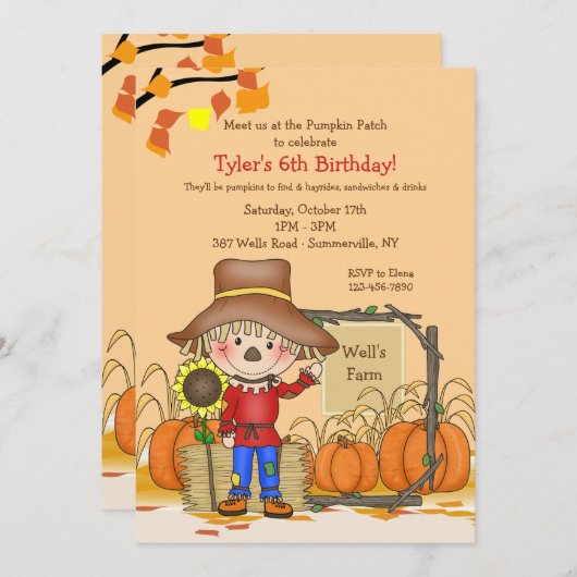 農場の招待状 招待状 (正面/裏面)