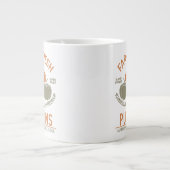 農場の新鮮なカボチャ | 手摘み ジャンボコーヒーマグカップ (正面)