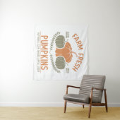 農場の新鮮なカボチャ | 手摘み タペストリー (インサイチュ(横))