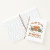 農場の新鮮なカボチャ | 手摘み ノートブック (内部)
