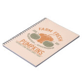 農場の新鮮なカボチャ | 手摘み ノートブック (左側)