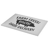 農場の新鮮なベーコン カッティングボード (角)