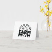 農場の方が人生パーソナライズされただ カード (黄色い花)