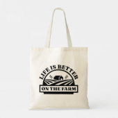 農場の方が暮らしが好い トートバッグ (裏面)