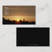 農場の日没-名刺 名刺 (正面/裏面)