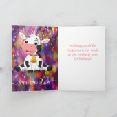 農場の最初の誕生日カードで カード (内部)