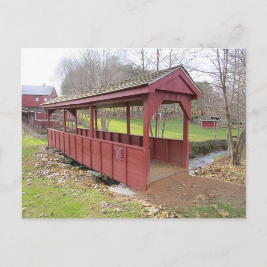 農場の橋 ポストカード (正面)