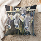 農場の牛の群れ クッション (ブランケット)