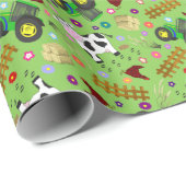 農場の牛 ラッピングペーパー (ロールコーナー)