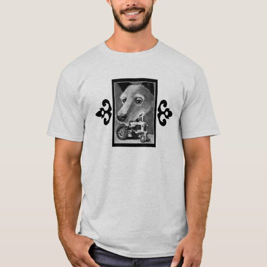 農場の犬及びカラス Tシャツ (正面)