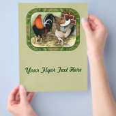 農場の狩猟鳥 チラシ (手)