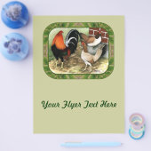 農場の狩猟鳥 チラシ (シングル)