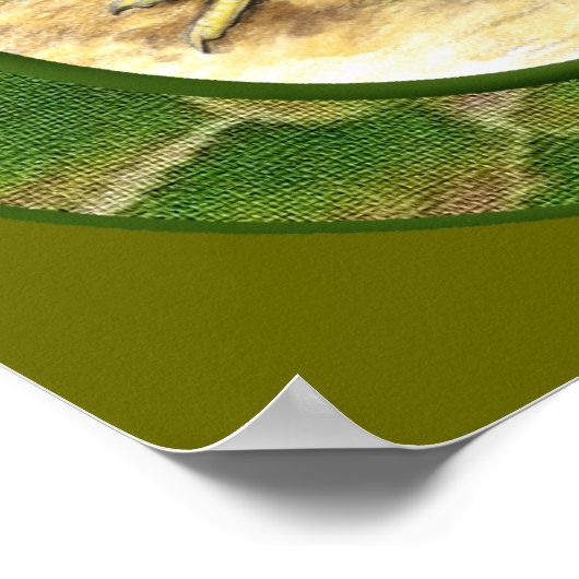 農場の狩猟鳥 ポスター (角)