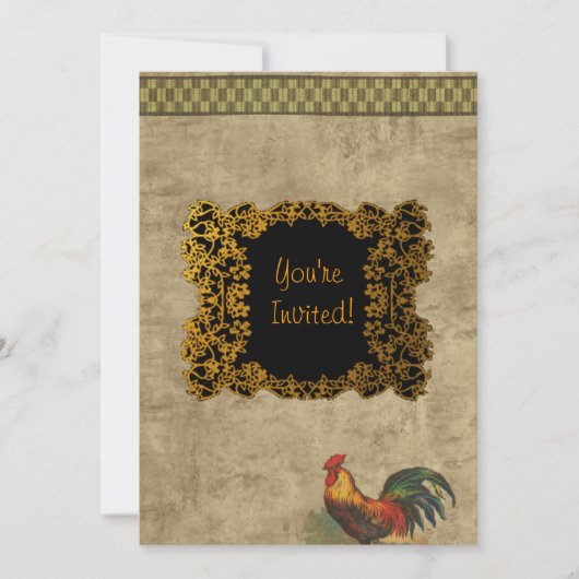 農場の生命 招待状 (正面)