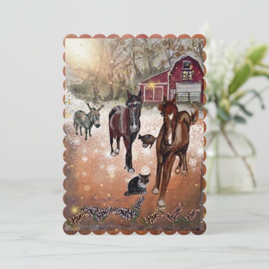 農場の秋 招待状 (スタンド正面)