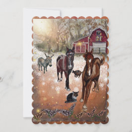 農場の秋 招待状