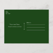 農場の納屋トラクター Save the Date 案内 案内ポストカード (裏面)