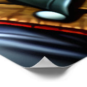 農場の若い女性 | AI Art ポスター (角)