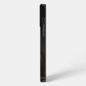 農場の茶色の馬 iPhoneケース (左側面)