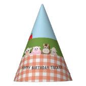 農場の誕生会の帽子 パーティーハット (正面)