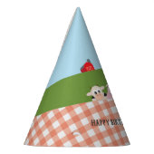 農場の誕生会の帽子 パーティーハット (左)