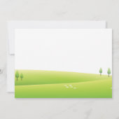 農場の誕生日パーティー招待状　カントリー調の動物たち 招待状 (裏面)