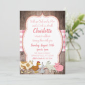 農場の誕生日招待状 招待状 (スタンド正面)