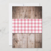 農場の誕生日招待状 招待状 (裏面)