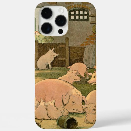 農場の豚と豚 Case-Mate iPhoneケース (裏面)