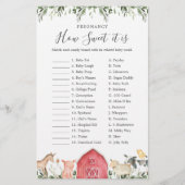 農場の赤ちゃんシャワー妊娠どのように甘いゲーム (正面)