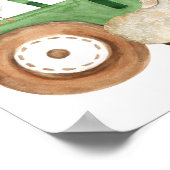 農場の赤ちゃんシャワー歓迎の看板ポスター ポスター (角)