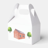 農場の赤ちゃんシャワー – 赤ちゃんシャワー フェイバーボックス (裏面サイド)