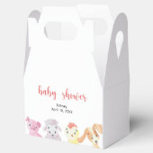 農場の赤ちゃんシャワー – 赤ちゃんシャワー フェイバーボックス (オープン)