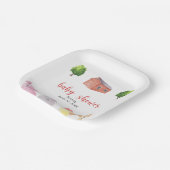 農場の赤ちゃんシャワー – 赤ちゃんシャワー ペーパープレート (傾斜あり)