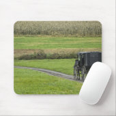 農場の車線、北東オハイオ州のアマン派の乳母車、 マウスパッド (マウス)