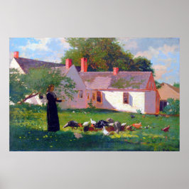 農場の風景 ウィンスロー・ホーマー 1872 ポスター