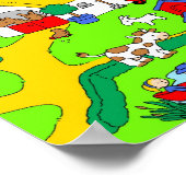 農場の風景 ポスター (角)