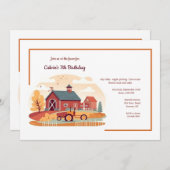農場の風景 招待状 (正面/裏面)
